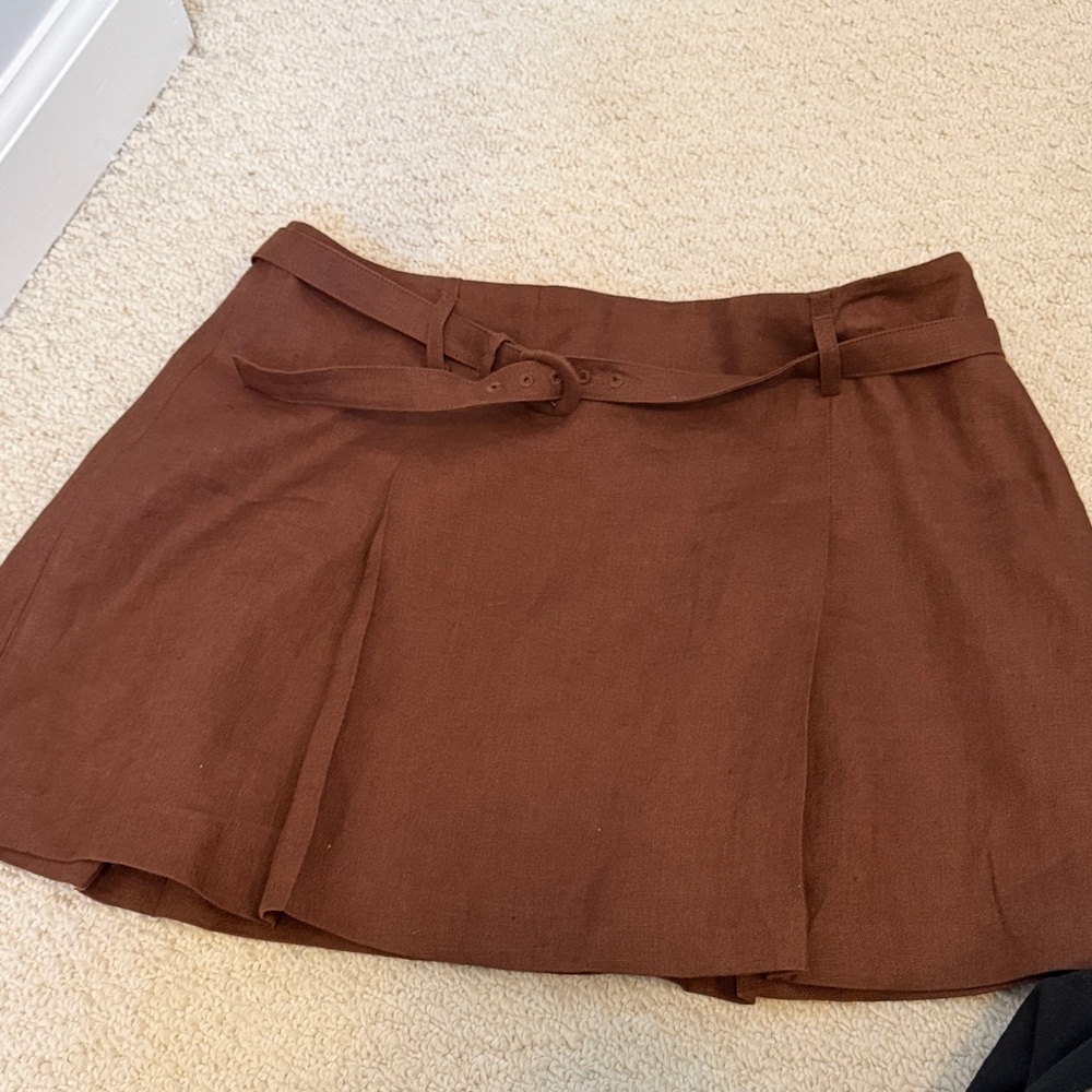 Reformation Womens linen skirt